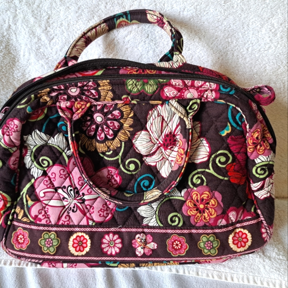 NWOT Vera Bradley Makeup Bag W/ Matching Organizer